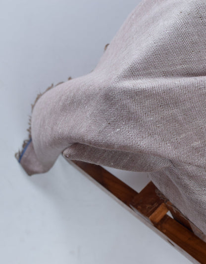 Rose Grey Handwoven Reversible Cashmere Pashmina Shawl - Kashmir Box