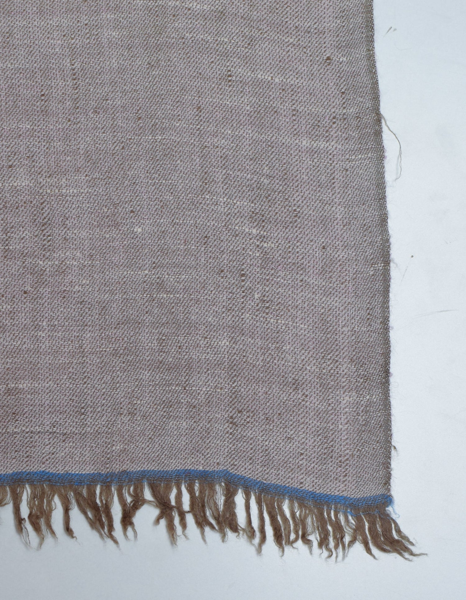 Rose Grey Handwoven Reversible Cashmere Pashmina Shawl - Kashmir Box