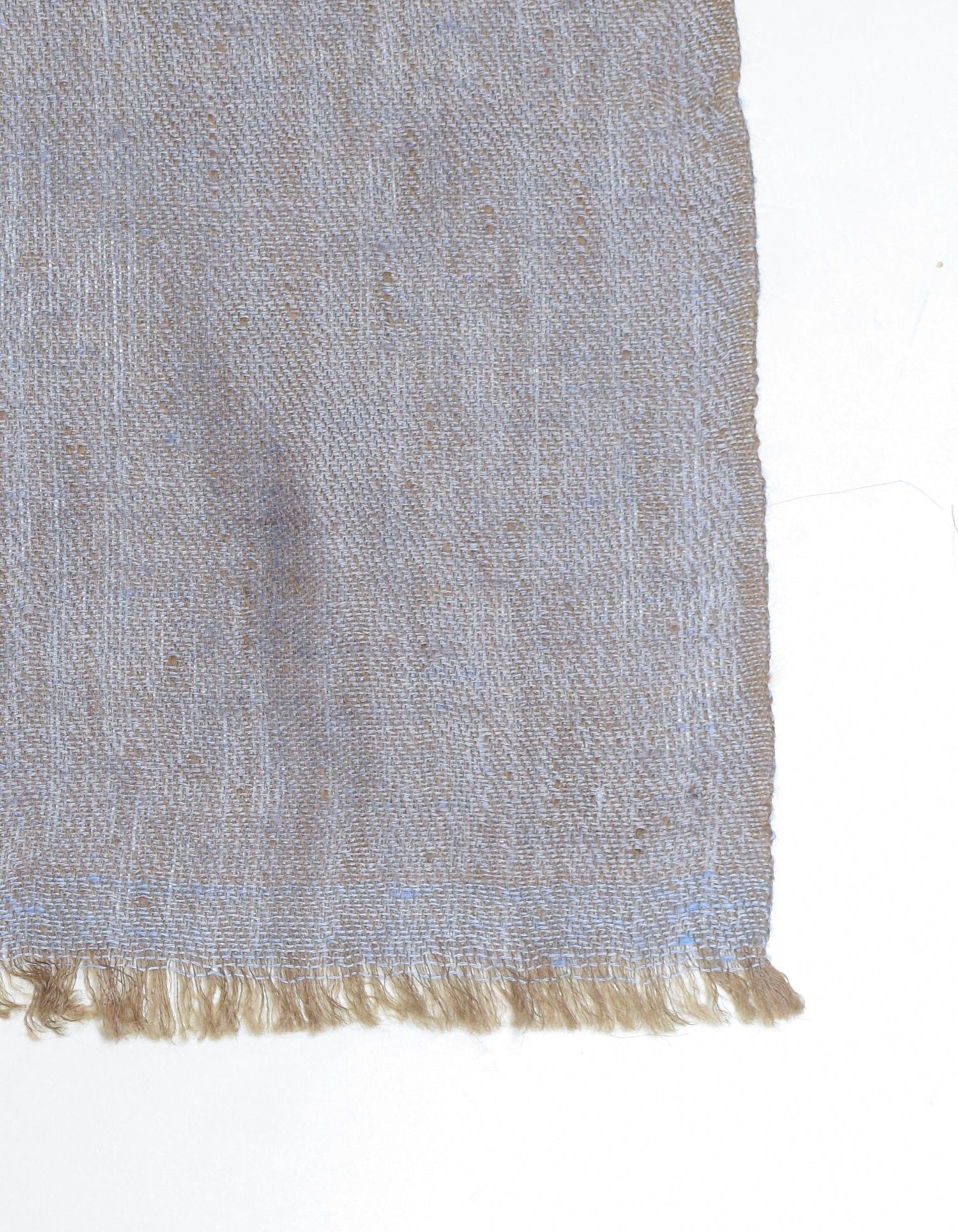 Kashmir Grey Handwoven Reversible Cashmere Pashmina Shawl - Kashmir Box