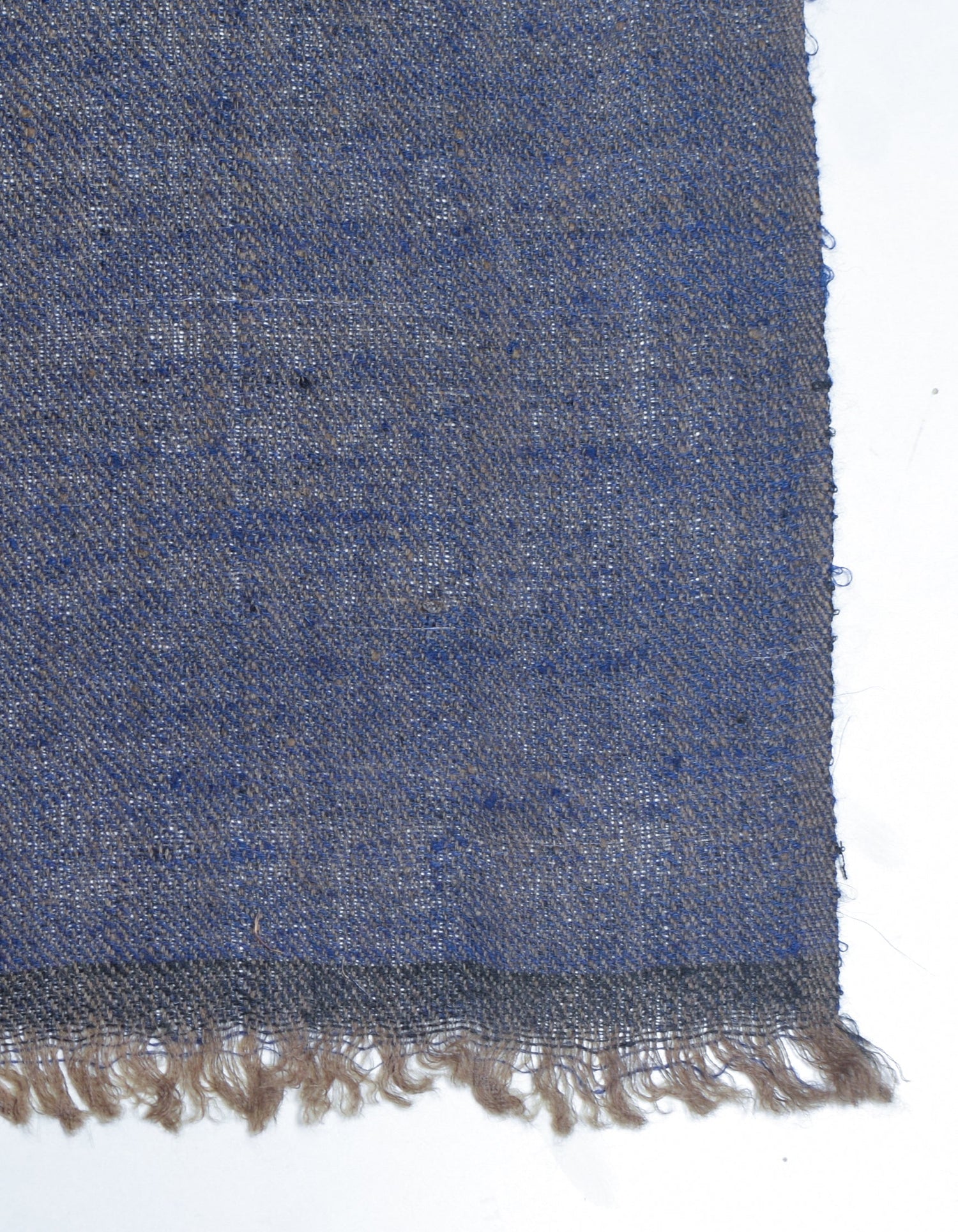 Ash Navy Handwoven Reversible Cashmere Pashmina Stole