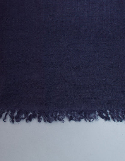 Bluish Grey Handmade Sozni Certified Jaali Embroidered Cashmere Pashmina Stole - Kashmir Box