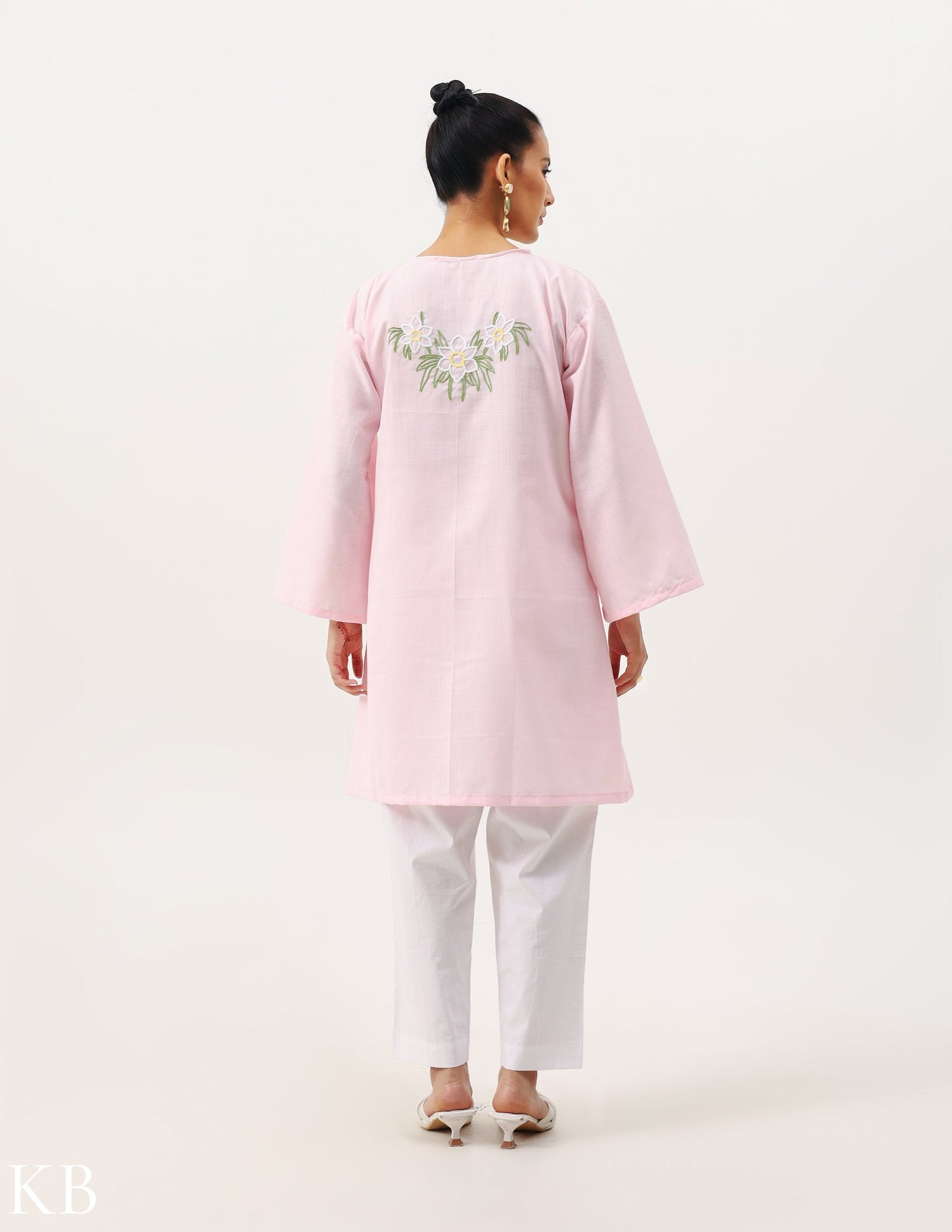 Boxy Tunic Peachy pink - Kashmir Box