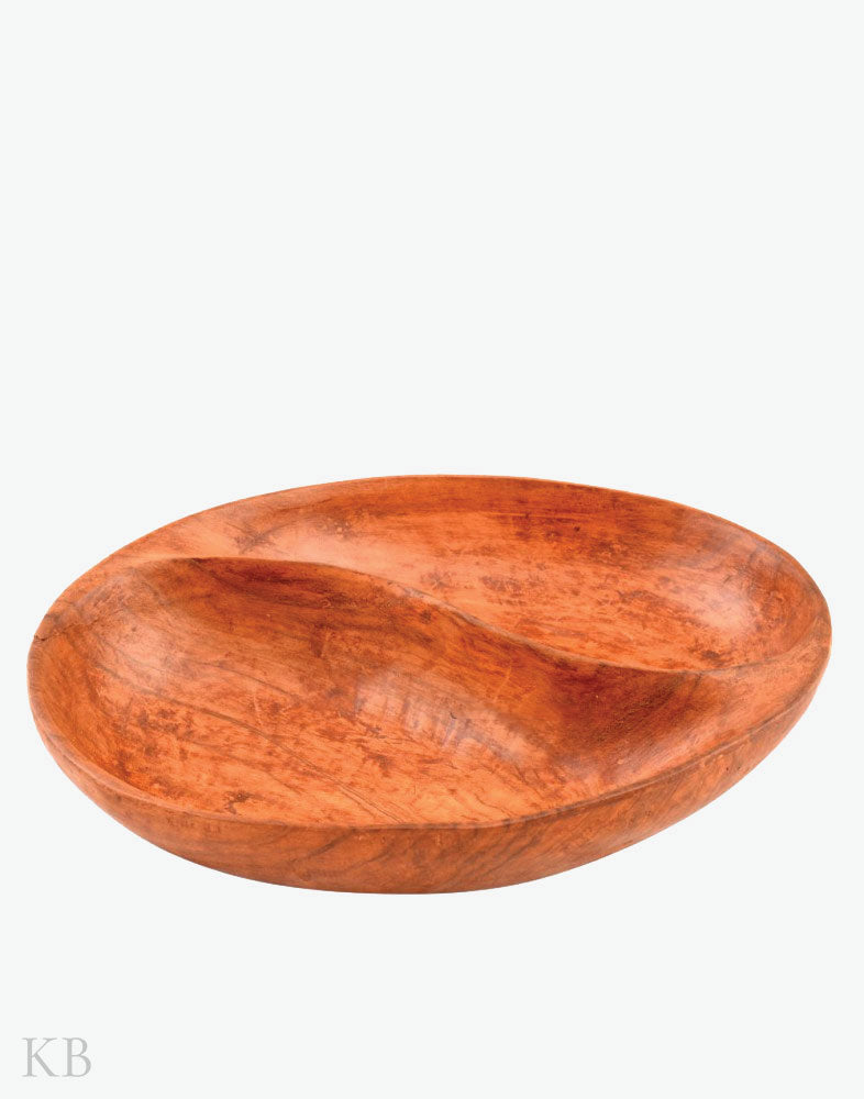 Walnut Wood Dry Fruit Bowl - Kashmir Box