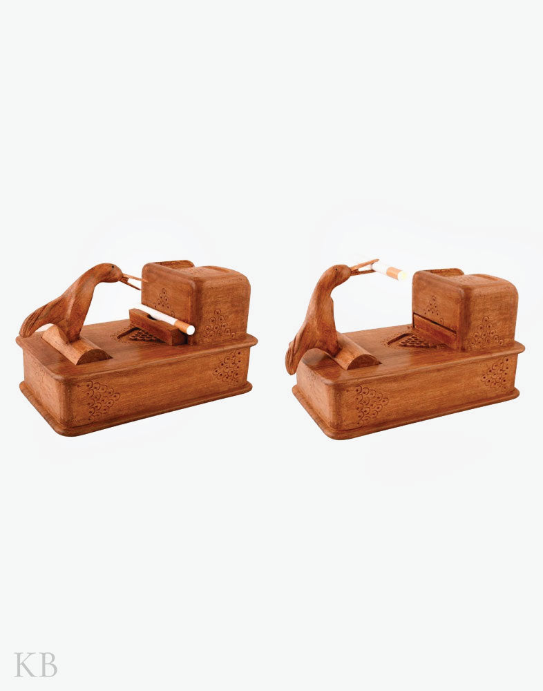 Walnut Wood Cigarette Picker - Kashmir Box