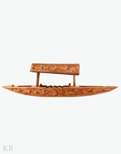 Wallnut Wood Shikara With Chinar Roof - Kashmir Box