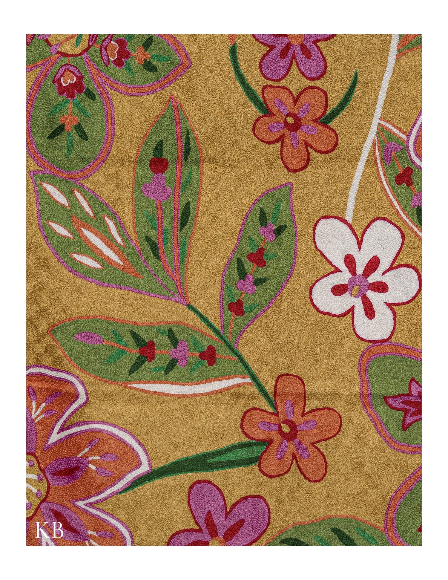 Diwan-e-Khas Spring Blossom Kashmiri Rug