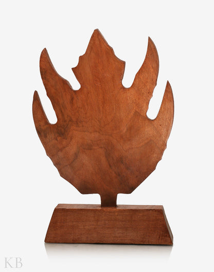 Walnut Wood Chinar Stand - KashmirBox.com