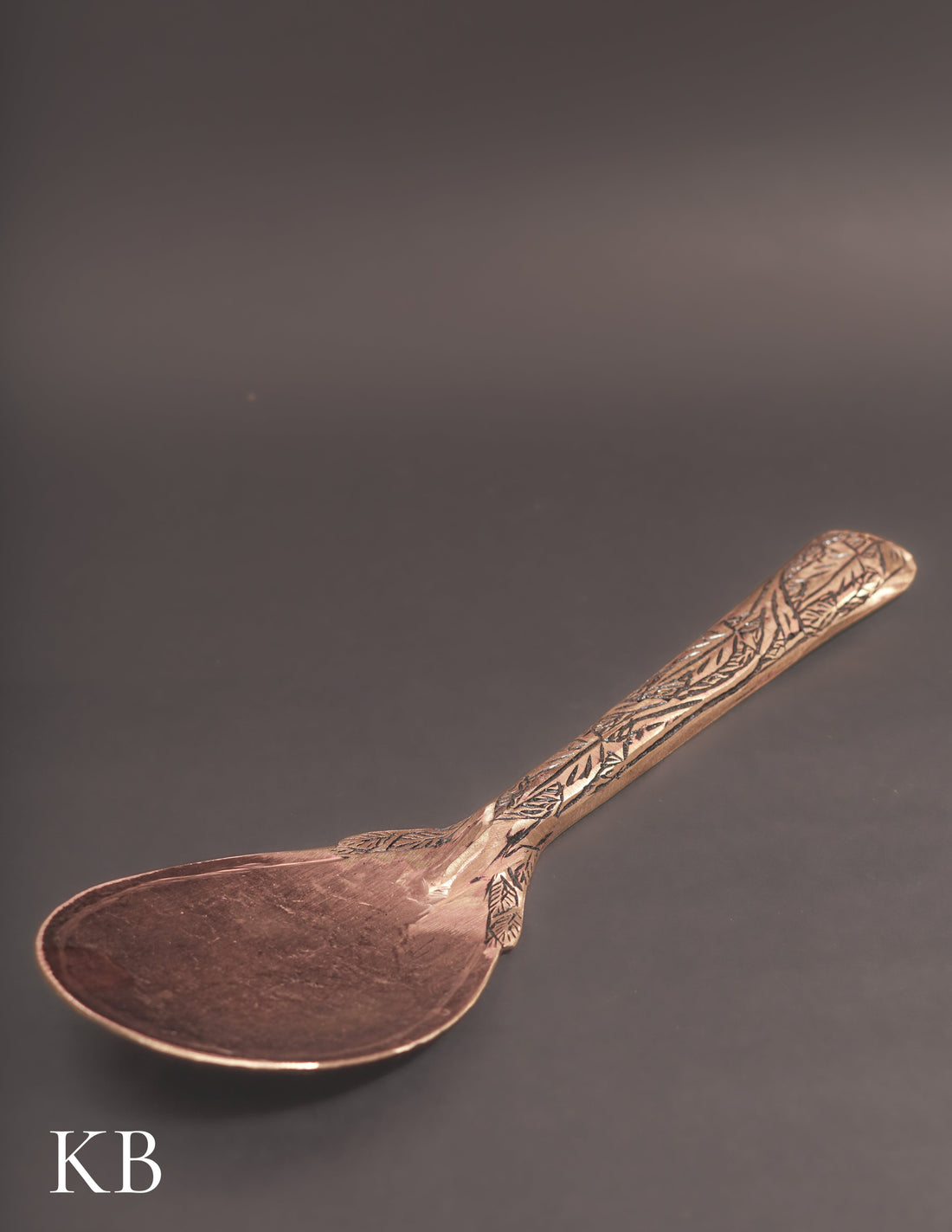 Kashmiri Copperware Rice Serving Spoon – Artisan-Made | Handcrafted Heritage