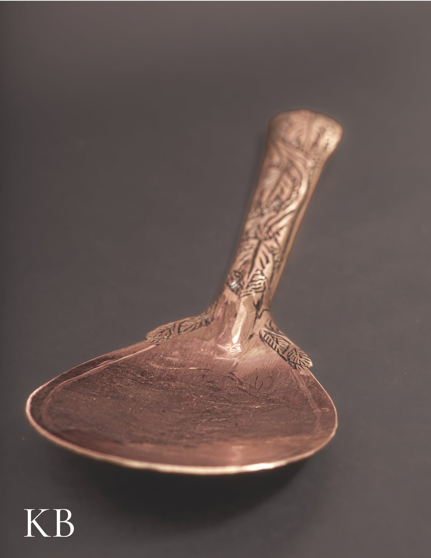 Kashmiri Copperware Rice Serving Spoon – Artisan-Made | Handcrafted Heritage
