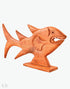 Walnut Wood Fish Decor ( Pair) - Kashmir Box