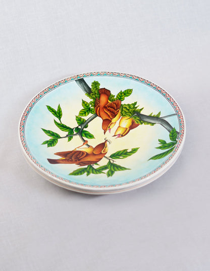 Papier-Mâché Wall Plate — Hand-Painted Design | Ø 25.5 cm