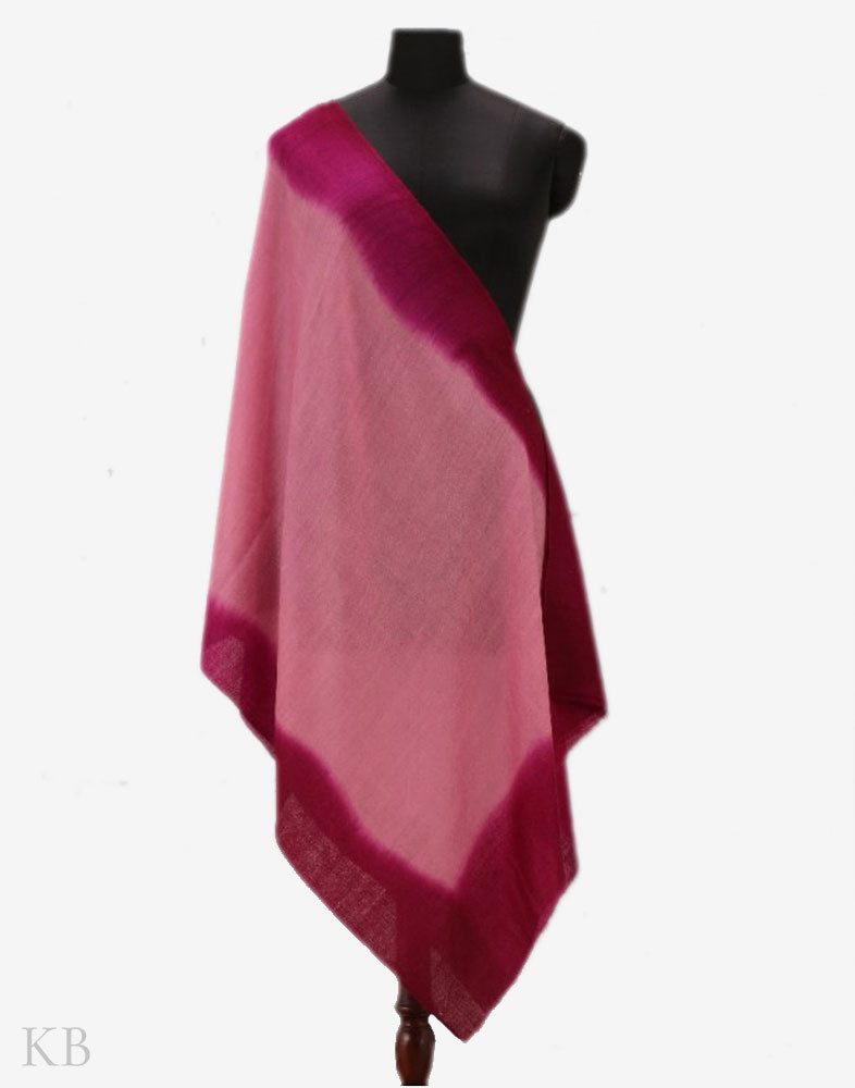 Rouge Plum Pure Pashmina Stole - KashmirBox.com