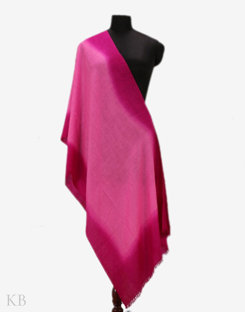 Fuschia Pink Pure Pashmina Stole - KashmirBox.com