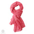 Flamingo Pink Plain Pashmina Stole - KashmirBox.com