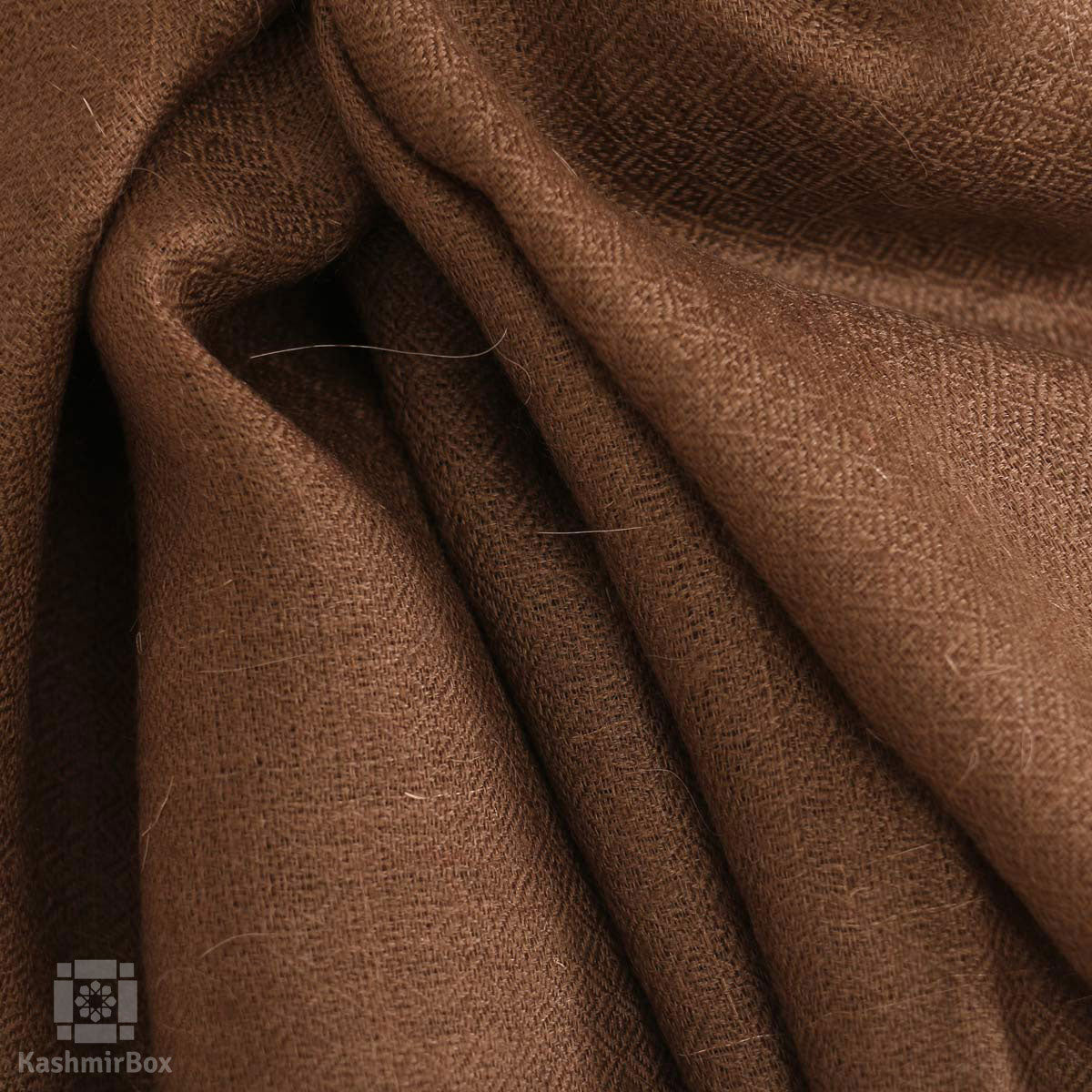 Walnut Brown Cashmere Pashmina Stole - KashmirBox.com