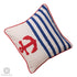 White Anchor Crewel Cushion Cover (Set of 3) - KashmirBox.com