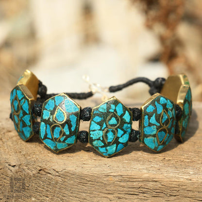 Ferozi Handcrafted Bracelet - KashmirBox.com