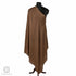 Tawny Brown Solid Pashmina Shawl - Kashmir Box