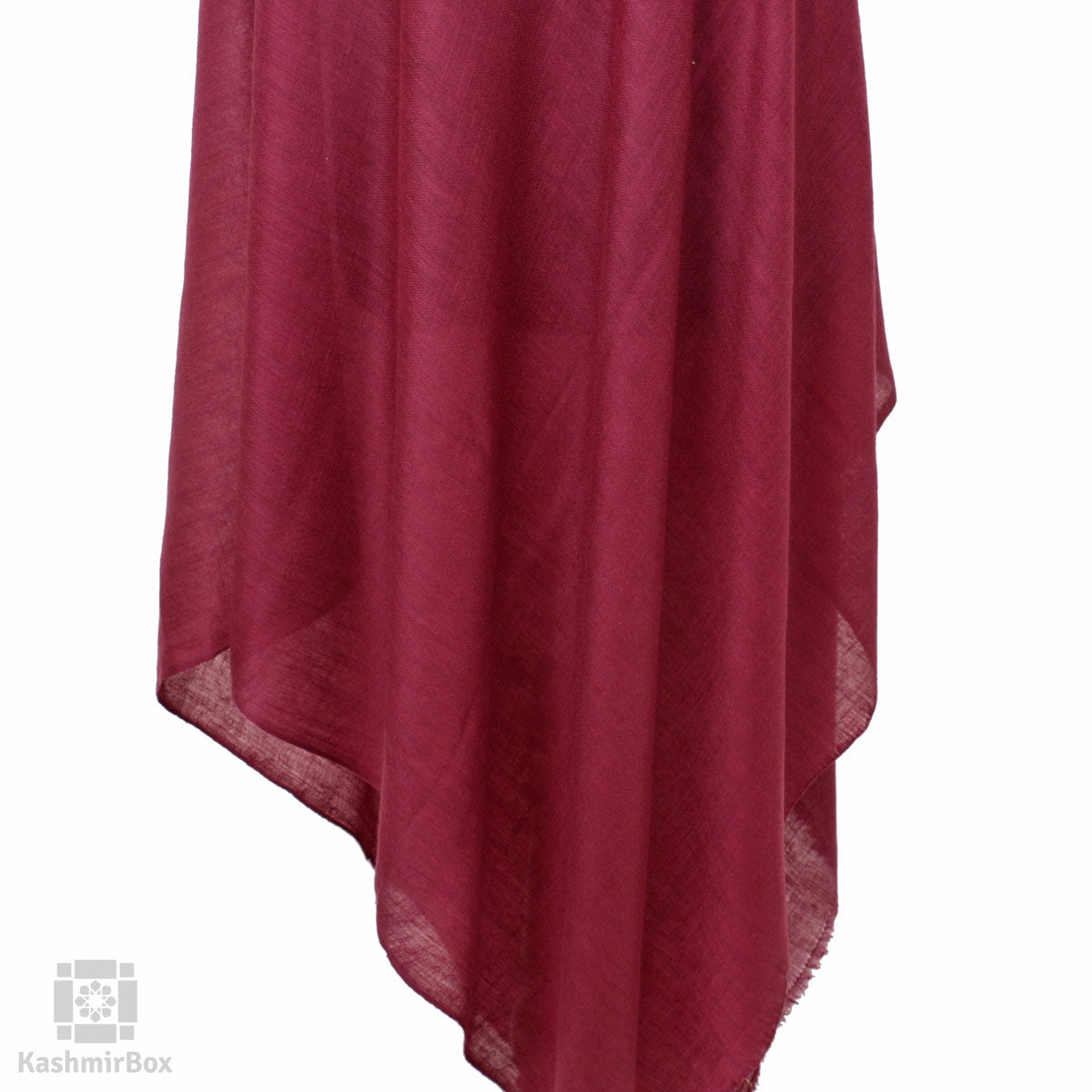 Light Magenta Solid Pashmina Shawl - Kashmir Box