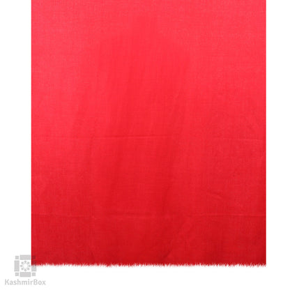 Blaze Red Solid Cashmere Pashmina Shawl - Kashmir Box