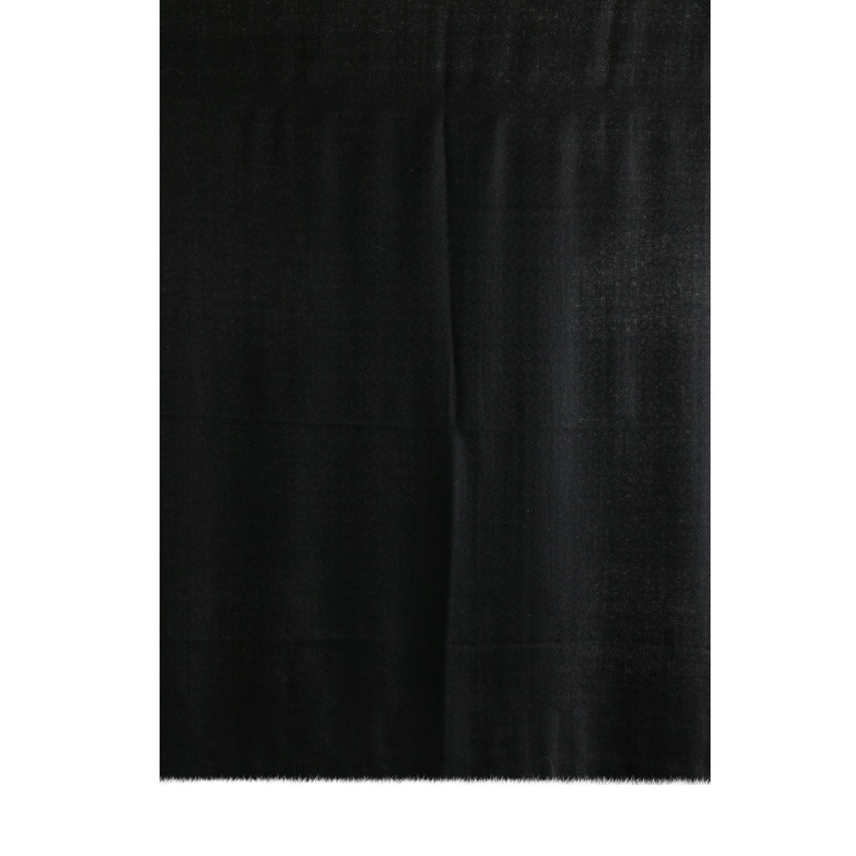 Metal Black Solid Handwoven Cashmere Cashmere Pashmina Stole - Kashmir Box