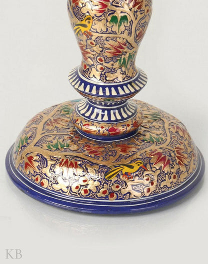 Octagonal Paper Mache Miniature Table - Kashmir Box