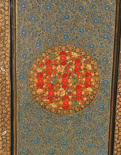 Three Panel Medium Room Divider Screen - Kashmir Box