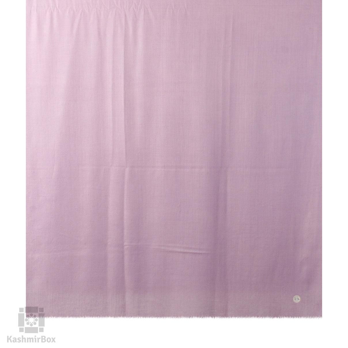 GI Certified Lavender Solid Cashmere Pashmina Shawl - Kashmir Box