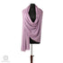 GI Certified Lavender Solid Cashmere Pashmina Shawl - Kashmir Box