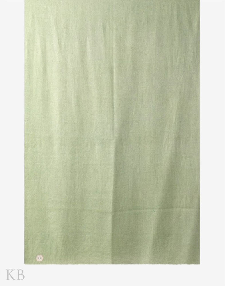 GI Certified Green Solid Cashmere Pashmina Stole - Kashmir Box