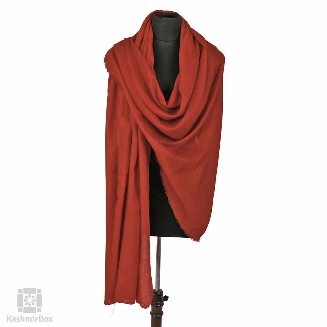 Berry Red Woolen Shawl - Kashmir Box