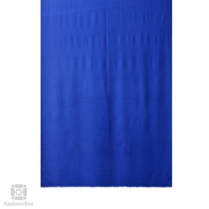 Admiral Blue Basic Woolen Shawl - Kashmir Box