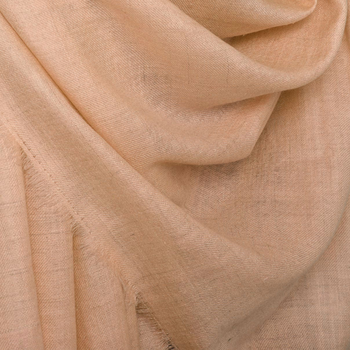 Beige Square Woolen Shawl - Kashmir Box