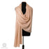 Beige Square Woolen Shawl - Kashmir Box