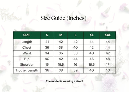 Creamy White Embroidered Jacket Co-ord Set - Kashmir Box