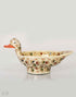 Cream Paper Mache Decorative Duck - Kashmir Box