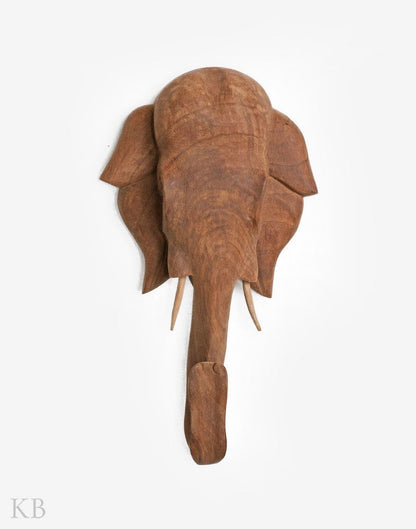 Walnut Wood Handcrafted Elephant - Kashmir Box