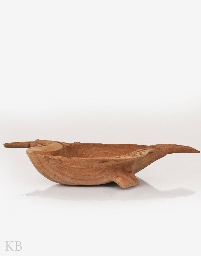 Walnut Wood Handmade Bird Bowl - Kashmir Box