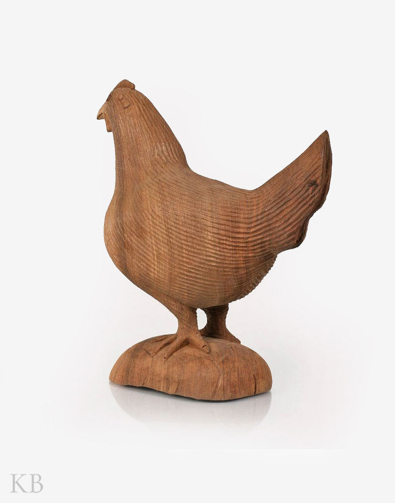 Walnut Wood Handcrafted Hen - Kashmir Box