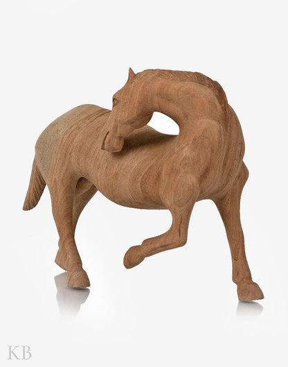 Walnut Wood Handmade Decorative Horse - Kashmir Box