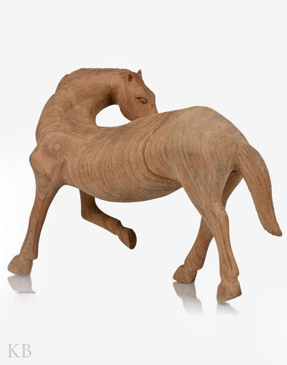 Walnut Wood Handmade Decorative Horse - Kashmir Box