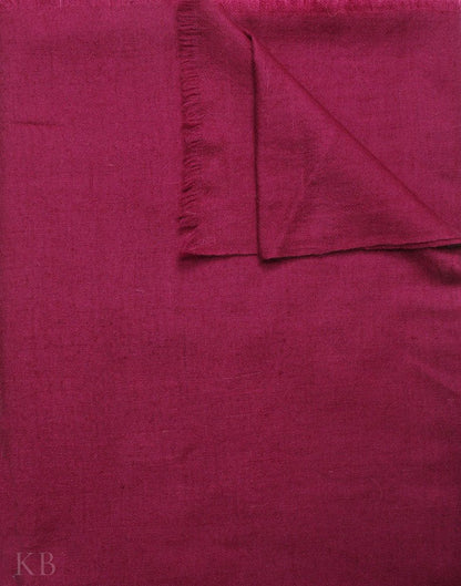 Sangria Purple Plain Cashmere Pashmina Shawl - Kashmir Box