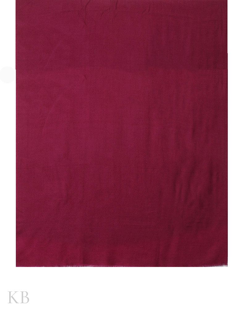 Sangria Purple Plain Cashmere Pashmina Shawl - Kashmir Box