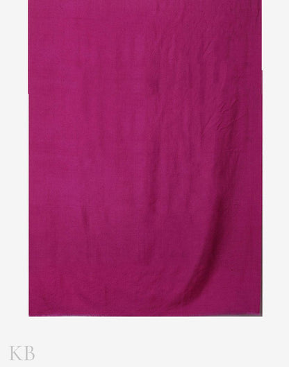 Magenta Plain Cashmere Pashmina Shawl - Kashmir Box