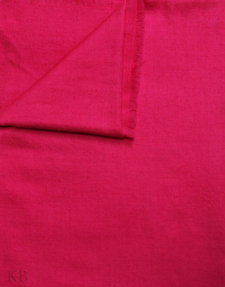 Hot Pink Solid Cashmere Pashmina Shawl - Kashmir Box