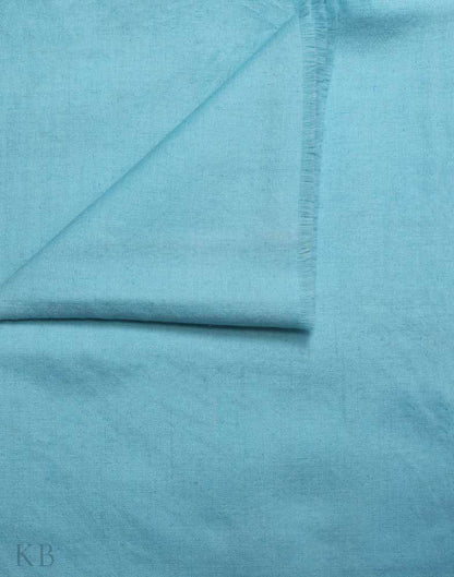 Sky Blue Solid Cashmere Pashmina Shawl - Kashmir Box